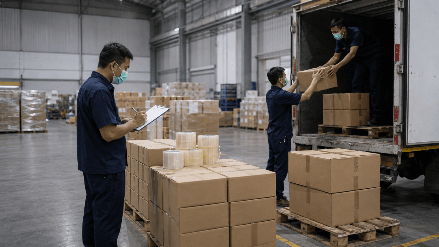 Pengiriman produk Sobat Lakban ke seluruh Indonesia