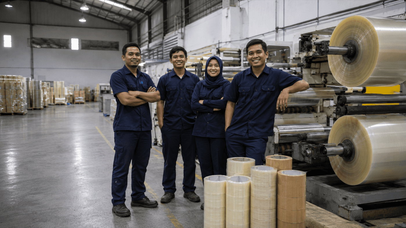 Tim Sobat Lakban yang berpengalaman di bidang packaging